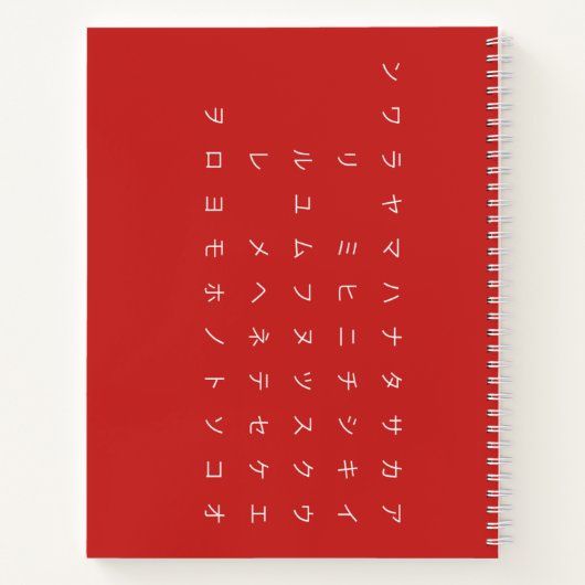 五 十 ナタ音(カカ) NOTITIEBOEK (Achterkant)