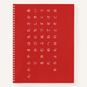 五 十 ナタ音(カカ) NOTITIEBOEK (Voorkant)