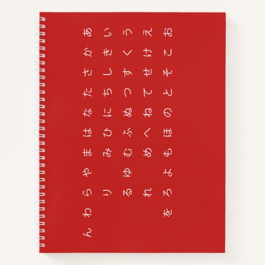 五 十 ナタ音(カカ) NOTITIEBOEK (Voorkant)