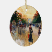 交通量の多いシャンゼリゼ KERAMISCH ORNAMENT (Rechts)