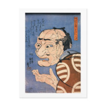 人 で た 顔, 国 Face Made of Peoples, Kuniyoshi, Ukiyoe