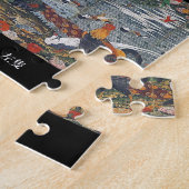 伊藤若冲、樹花鳥獣図屏風 LEGPUZZEL (Zijkant)