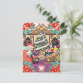 何 か毛B80000000白B100000000赤B100000000000000000000000 BRIEFKAART (Staand voorkant)