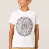 佛 尊 佛 母 nov. Usnisa Vijaya Dharani Mantra T-shirt (Voorkant)