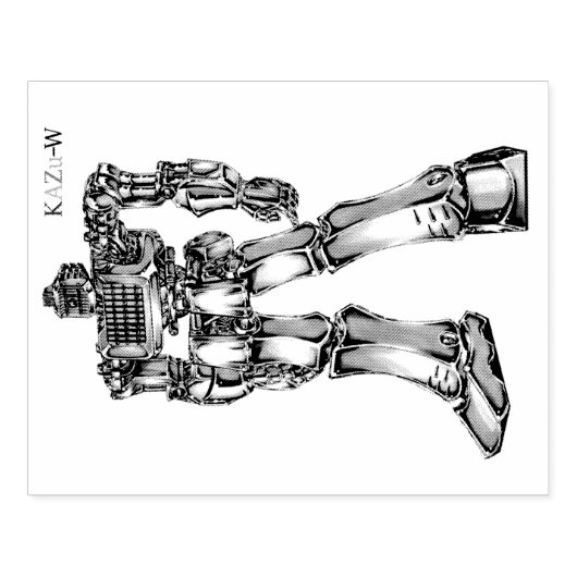 作品番号00001 「灼熱!!電気ストーブロボ」 RUBBERSTEMPEL (Afrduk)