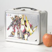 作品番号00008　「赤色英雄機甲巨人」 (In situ)