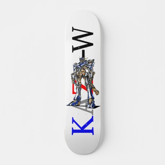 作品番号00009　「有機的細部のロボット」 PERSOONLIJK SKATEBOARD (Voorkant)