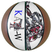 作品番号00010　「高出力荷粒子砲3連装2基装備の砲兵機」 BASKETBAL (Verticaal)