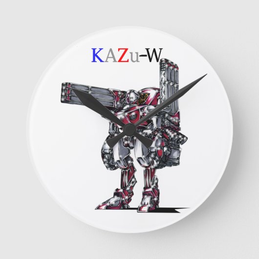 作品番号00010　「高出力荷粒子砲3連装2基装備の砲兵機」 RONDE KLOK (Voorkant)