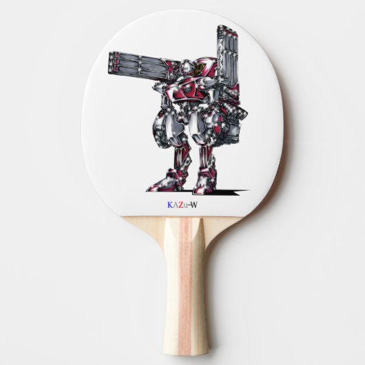 作品番号00010　「高出力荷粒子砲3連装2基装備の砲兵機」 TAFELTENNISBATJE (Voorkant)