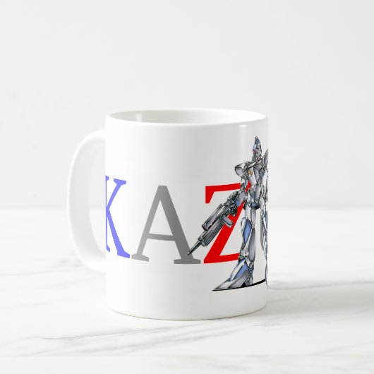 作品番号00011　「主力量産機」 KOFFIEMOK (Voorkant links)