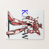 作品番号00016 「エース ロボ (Ace Robot)」パターン1 Legpuzzel (Horizontaal)