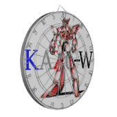 作品番号00016　「エース　ロボ　(Ace　Robot)」 Dartbord (Voorkant Links)