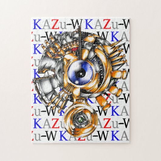 作品番号00017　「闇から点る希望の増幅装置」 LEGPUZZEL (Verticaal)