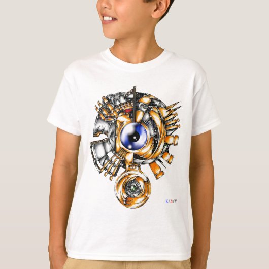 作品番号00017　「闇から点る希望の増幅装置」TypeA T-shirt (Voorkant)