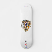 作品番号00017　「闇から点る希望の増幅装置」TypeB Persoonlijk Skateboard (Voorkant)