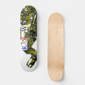 作 品000033 " 四 " 番 " 脚 " 号 " gruis1 persoonlijk skateboard (Voorkant)