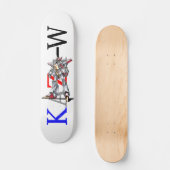 作 品00004 "主 人10000000000"号002200000000000000000000 PERSOONLIJK SKATEBOARD (Voorkant)