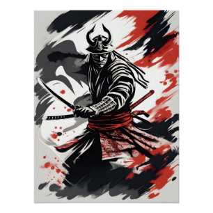 侍の戦士 Samurai Warrior Perfect Poster