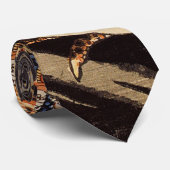 侍 と け 蛙, 国 Samurai en Giant Frog, Kuniyoshi, Ukiyo Stropdas (Opgerold)