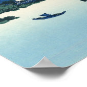 信州諏訪湖, 北斎 POSTER (Hoek)