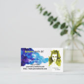 個性的なアーティストの VISITEKAARTJE (Staand voorkant)