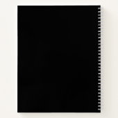 光 Light – Japan Zen Zwarte Notitieboek (Achterkant)