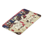 兎 の 撲, 芳 Sumo Rabbits, Yoshifuji, Ukiyo-e Magneet (Linkerzijde)