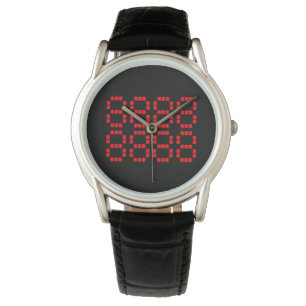 八八八八八八八八 88888888 Geluksgetallen Horloge