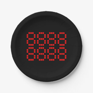八八八八 八八八 八88888 Lucky Numbers Papieren Bordje