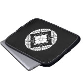 八 つ ト op het 藤 ラ laptop sleeve (Voorkant onderkant)