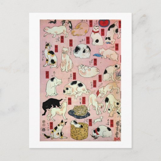 其の猫ongB地bR00000000000000000000000000000000000000ま口 Briefkaart (Voorkant)