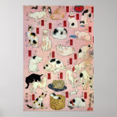 其の猫ongB地bR00000000000000000000000000000000000000ま口 Poster (Voorkant)