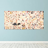 其 の 猫ongまB地B10000000000000000000000000000000000000 Canvas Afdruk (Insitu (Houten vloer))