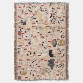 其 の 猫ongまB地B10000000000000000000000000000000000000 Deken (Voorkant Verticaal)