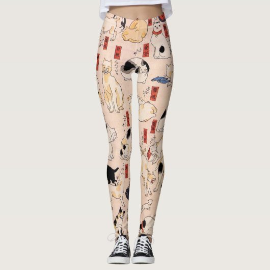 其 の 猫ongまB地B10000000000000000000000000000000000000 Leggings (Voorkant)
