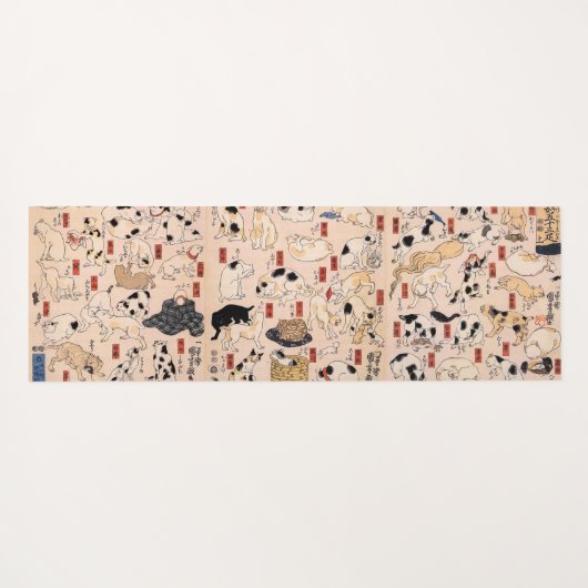 其 の 猫ongまB地B10000000000000000000000000000000000000 Yogamat (Achterkant (horizontaal))