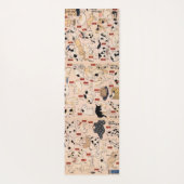 其 の 猫ongまB地B10000000000000000000000000000000000000 Yogamat (Achterkant)