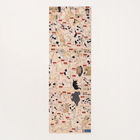 其 の 猫ongまB地B10000000000000000000000000000000000000 Yogamat (Achterkant)