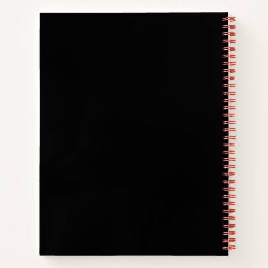 円相桜 Enso Sakura – Japan Zen Black Notebook Notitieboek (Achterkant)