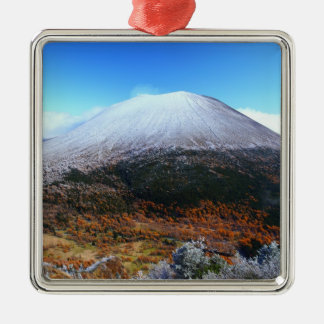 冠雪の浅間山 METALEN ORNAMENT