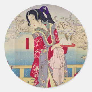 冬 根津庄やしき大松楼 RONDE STICKER