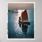凪 静, 吉 博 Calm Wind, Hiroshi Yoshida, Woodcut Poster (Voorkant)