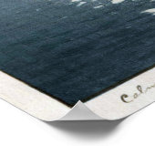 凪 静, 吉 博 Calm Wind, Hiroshi Yoshida, Woodcut Poster (Hoek)