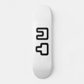 凸凹 Dekoboko でこぼ こ Persoonlijk Skateboard (Voorkant)