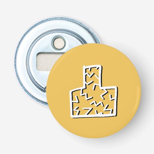凸 BUTTON FLESOPENER (Voorkant)