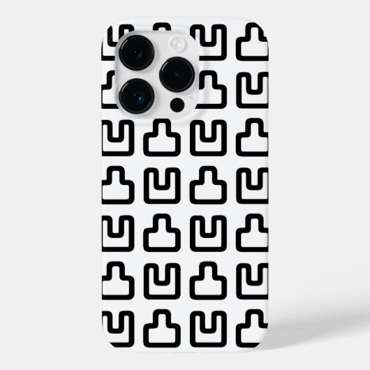 凹凸 Outotsu おうとつ Case-Mate iPhone Case (Achterkant)
