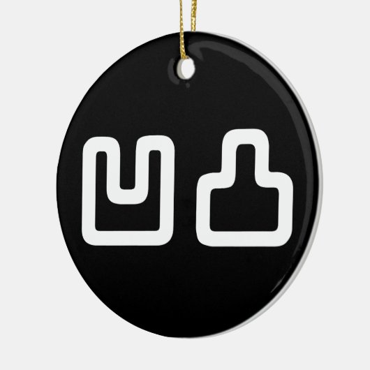 凹凸 Outotsu おうとつ Keramisch Ornament (Links)