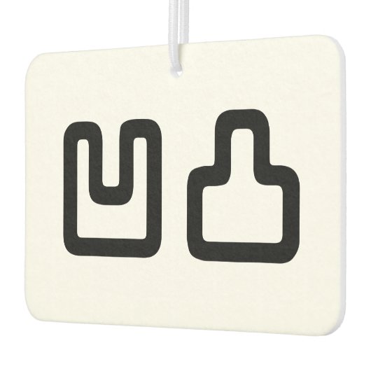 凹凸 Outotsu おうとつ Luchtverfrisser (Links)