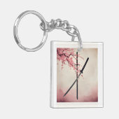 「刀と散華（Katana to Sange）」 Sleutelhanger (Voorkant Links)